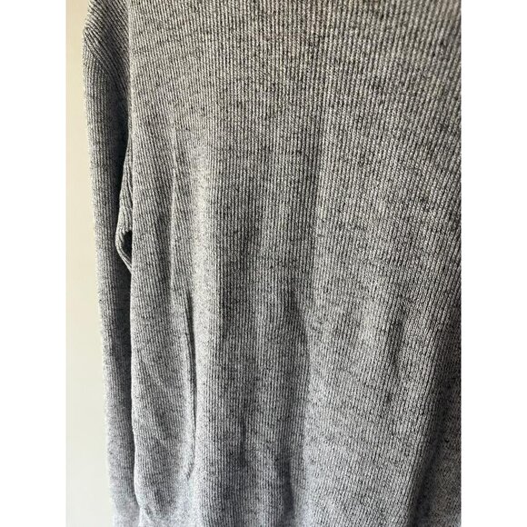 Thom Sweeney Cotton Linen Crew Neck Sweater Mens XL Gray Long Sleeve New - Picture 5 of 6